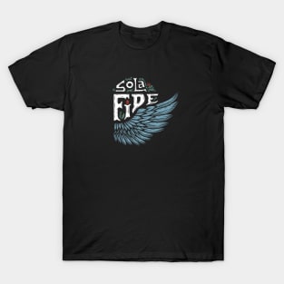 sola fide, by faith alone - ephesians 2:8 T-Shirt